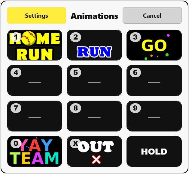 Quick Animation Selector screenshot
